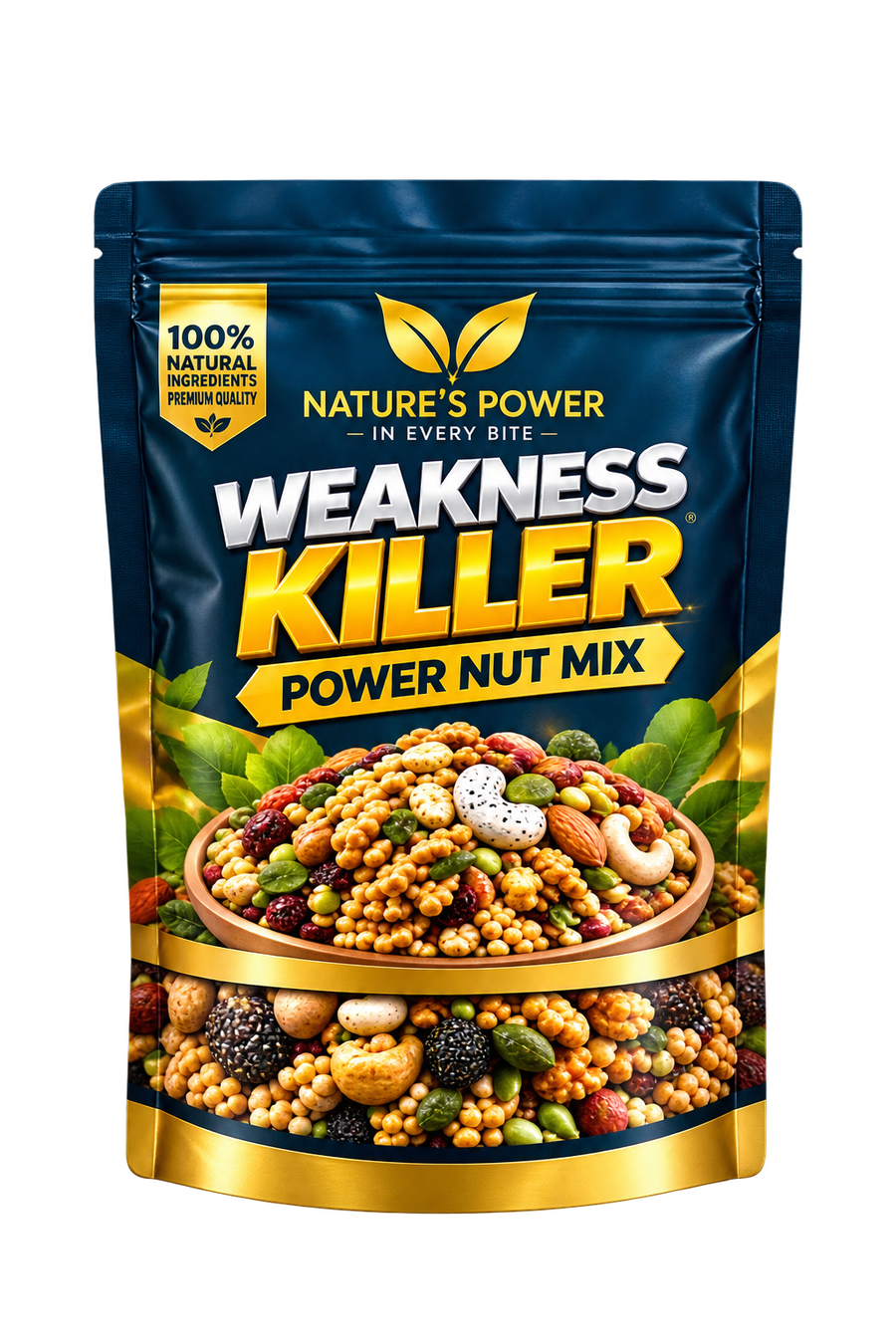 Weakness Killer Power Nut Mix – Natural Energy & Wellness Blend